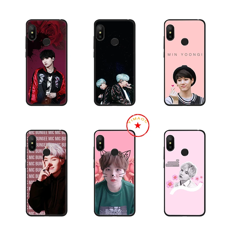 Мягкий силиконовый чехол Suga K Pop Min Yoongi K Pop для Xiaomi Redmi K20 S2 7A 6A 6 Pro 5 Plus 5A для Redmi GO 4A 4X