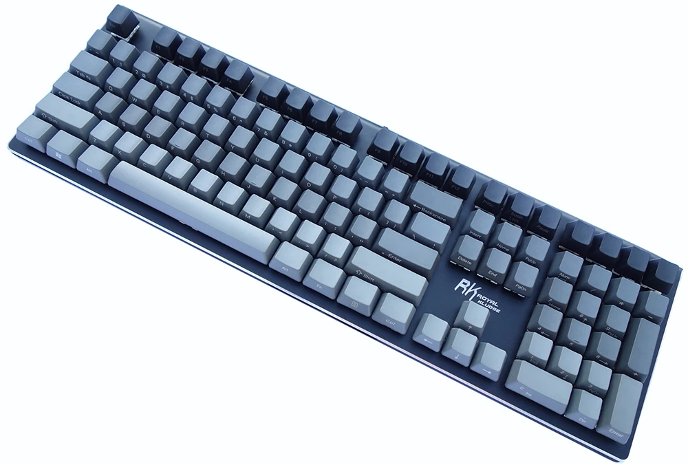 NPKC 112-key OEM PBT Keycaps ANSI ISO серый-темно-серый-черный смешанный для Cherry MX переключатели механическая клавиатура