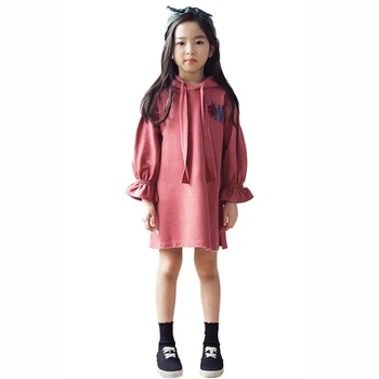 

2020 New Autumn Kids Hoodies Cute Baby Girl Winter Clothes Cotton Long-sleeve Warm Pullover Sweatshirt Dress For Children