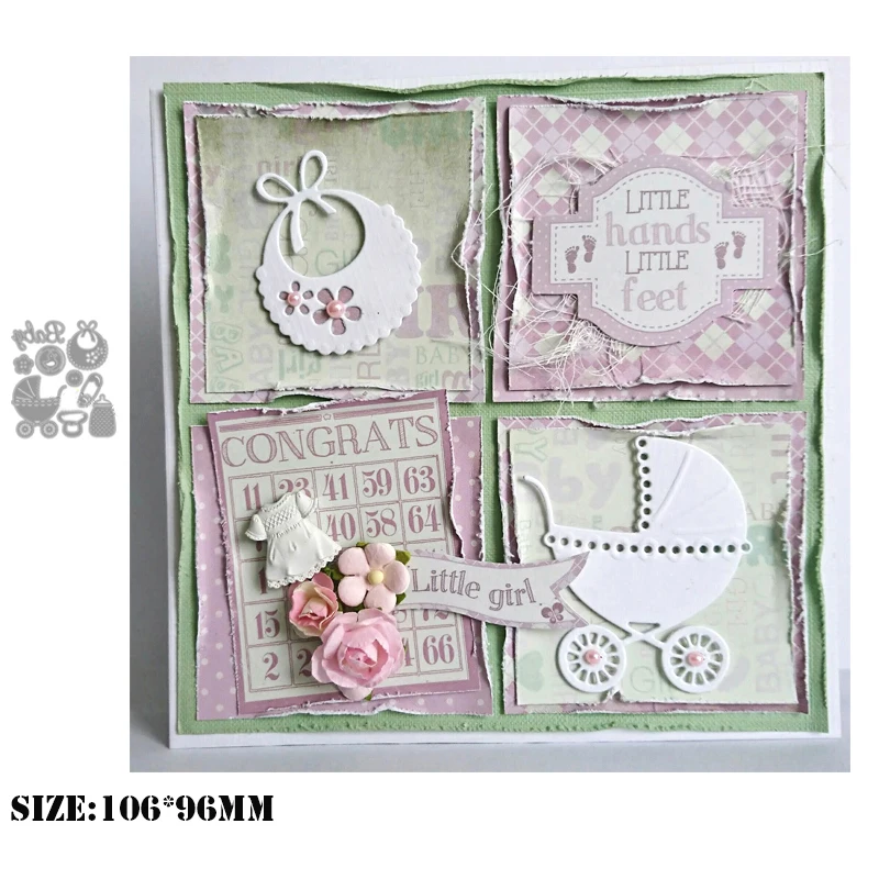 

New Stamps Metal Cutting Dies for 2021 DIY Scrapbooking Paper Card Stencils Photo Album Decor Embossing Baby Pram Feeder Mold