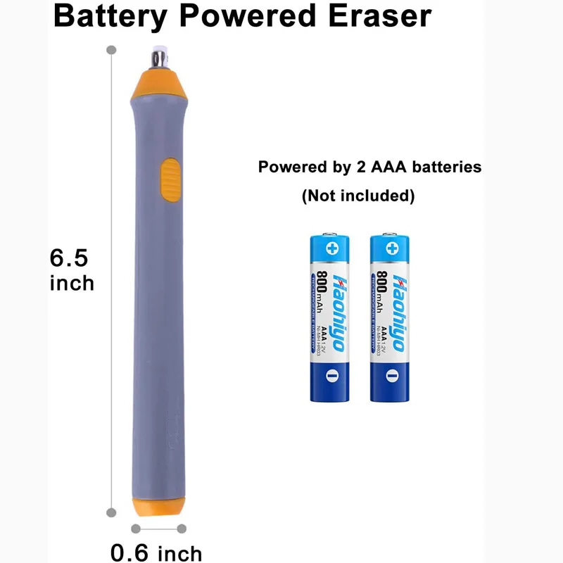 Tenwin Electric Eraser,Battery Operated Pencil Eraser Kit for Artists, Sketching, Drafting, Drawing, School Kids Stationery