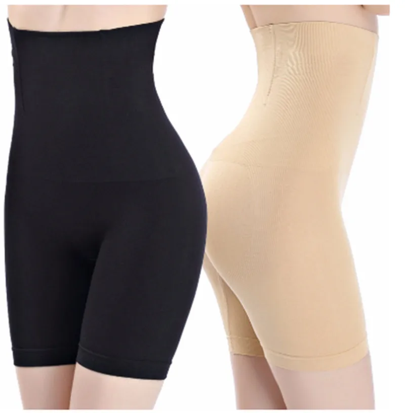 Для женщин Высокая талия трусы с эластичным поясом тонкий Body Shaper Живот для похудения Управление нижнее белье Корректирующее бельё для женщин