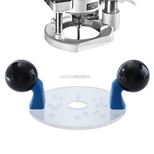 Деревянный маршрутизатор база с ручками маршрутизатор фиксированная база компактная направляющая переменная скорость 448A