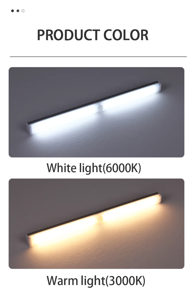 Cabinet Light Night Light Lamp USB Rechargeable Motion Sensor LED Night light Cabinet For Kitchen Light Magnetic Kitchen light holiday nights of lights