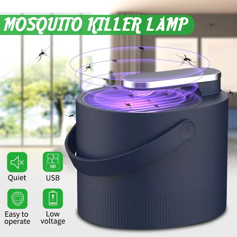 Xiaomi Mosquito Killer лампа портативный фонарь USB Электрический фотокатализатор ловушка moskito отпугивающая ловушка для насекомых УФ умный светильник