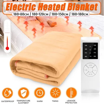 

220V Soft Electric Blanket Electric Mattress Thermostat Blanket Security Electric Heating Heated Blanket Body Warmer Heater Pad