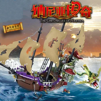 

1072pcs Pirate Ship Building Blocks Caribbean Pirate Sets Boat Model Bricks Block Boys Child Kids Toys Gifts