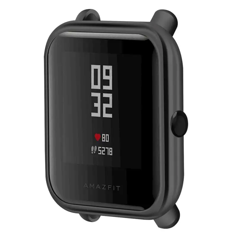 Screen Protector Case Frame Wrist Strap Sports Wristband Bracelet Case Cover for Huami Amazfit Bip Smart Watches Accessories