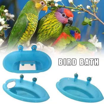

Bird Bathtub Bird Water Bath Tub For Pet Bird Cage Hanging Bowl Parrots Parakeet Birdbath