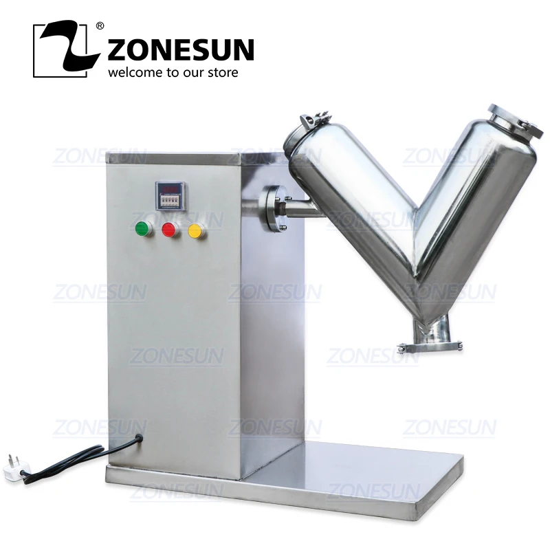 Миксер для порошков ZONESUN V5 миксер сухой пудры из нержавеющей стали блендер