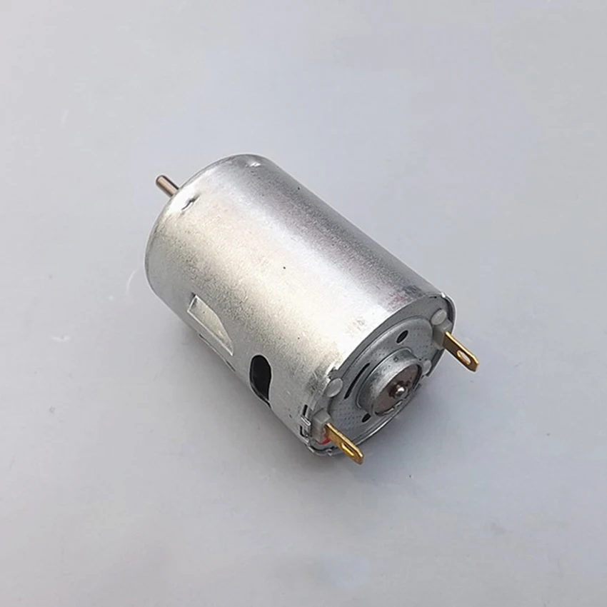 Мини 385 DC 12V Мотор 14500rpm Диаметр вала 2,3 мм передний шариковый подшипник мощный микро мотор с износостойкой угольной щеткой