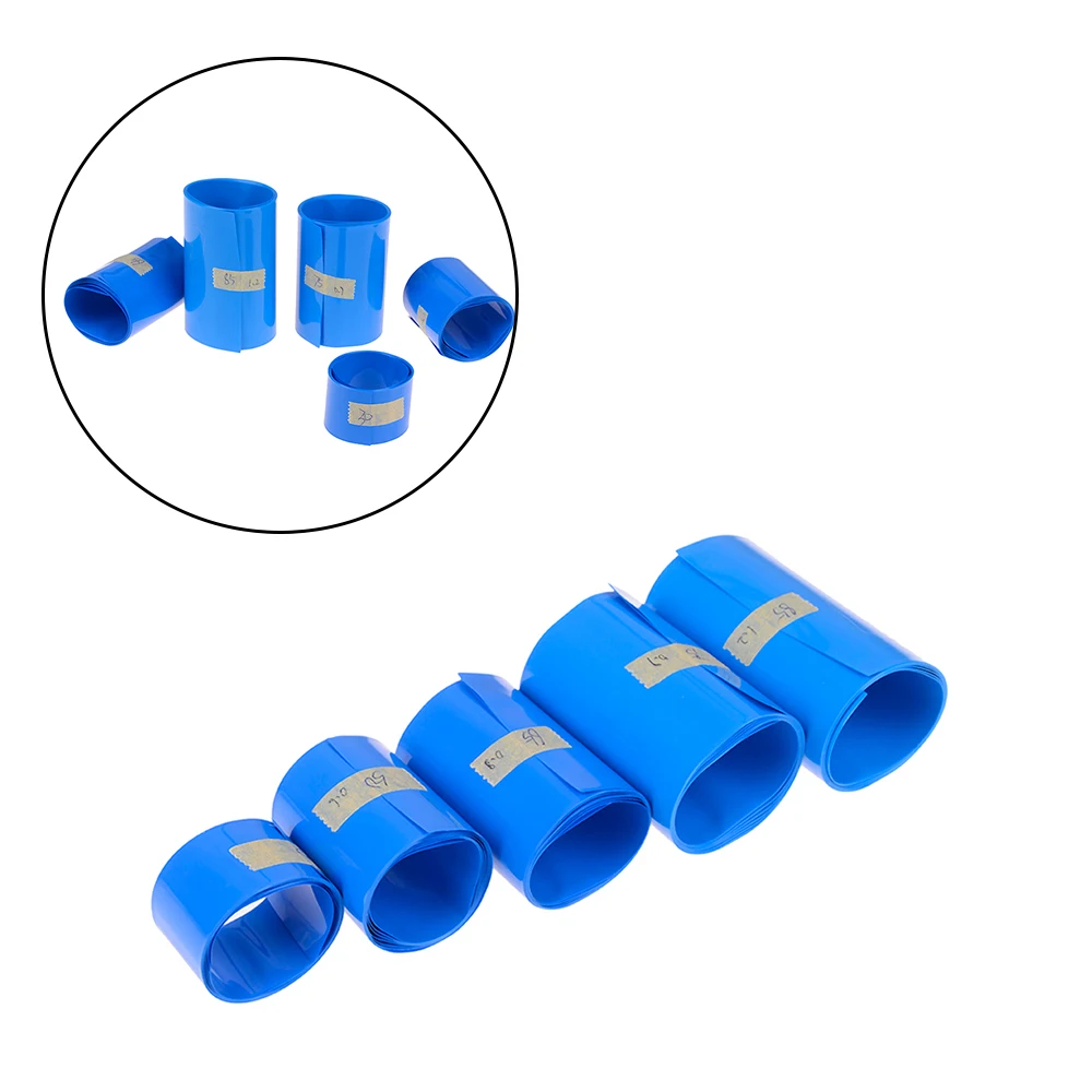 30mm-85mm 18650 Lithium Battery Heat Shrink Tube Tubing Li-ion Wrap Cover Skin PVC Shrinkable Film Tape Sleeves Accessories |