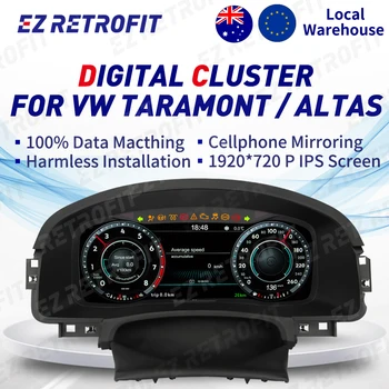 

IPS Screen Digital Instrument Cluster Virtual CockPit Digital Dashboard Panel LCD Cluster Headunit for VW Altas Taramont