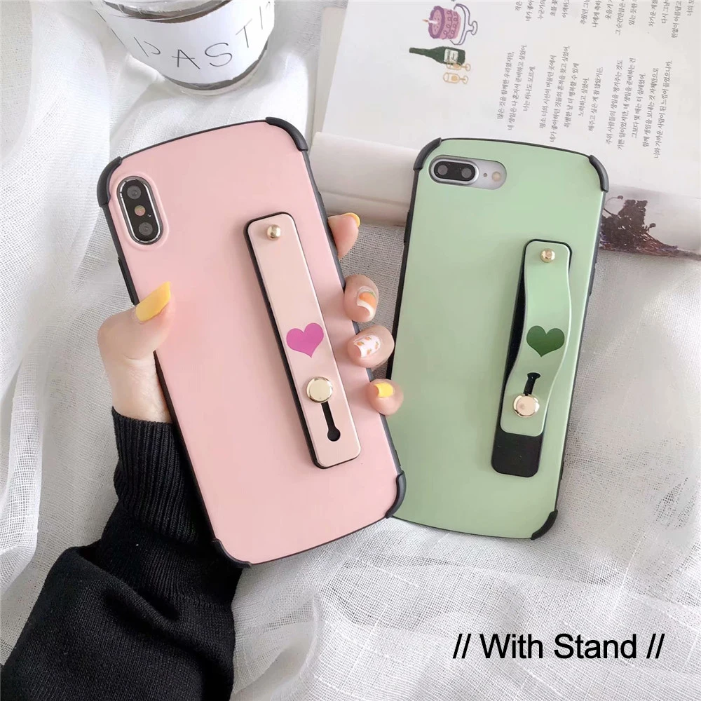 Candy Color Matte Case For Huawei P30 Pro Invisible Bracket Soft Silicon Cover Mate 20 Nova 3i | Мобильные телефоны и