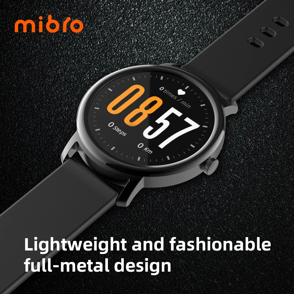 Mibro Air Smart Watch Men Women IP68 Waterproof Bluetooth 5 Sleep Monitor Fitness Heart Rate Tracker SmartWatch Android  IOS