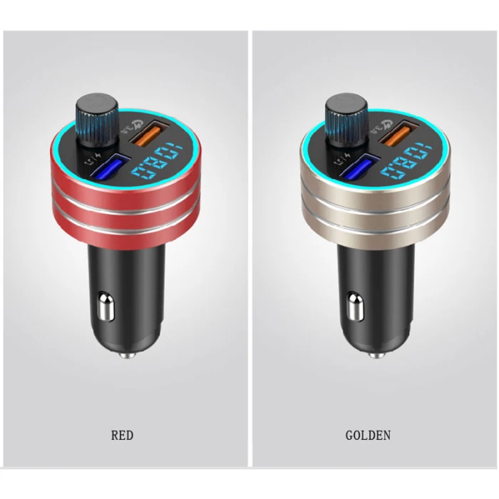 Автомобильный аудио mp3-плеер Bluetooth fm-передатчик с QC 3,0 Dual USB зарядное устройство VH99