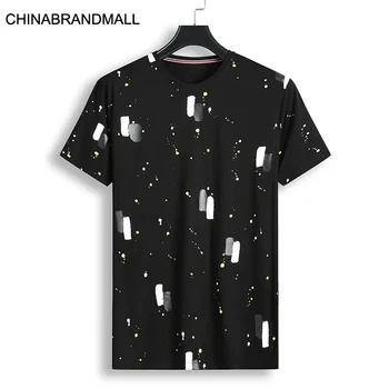 

Fat Man Short Sleeve T Shirt Big Size Men's Wear Half Sleeve Plus Fat Plus Loose Men Summer Fat Man On Clothes Super