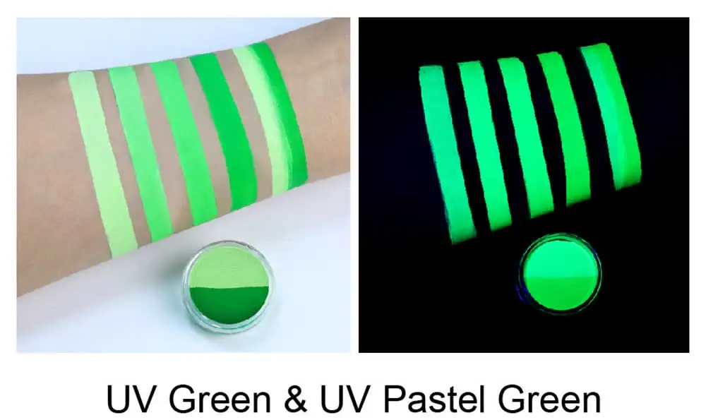 NEON UV Grow Split Eyeliners Water Ativated Face Body Candy Color Fluorescent Paint Pigment 2022 Hydra Eyeliner 6
