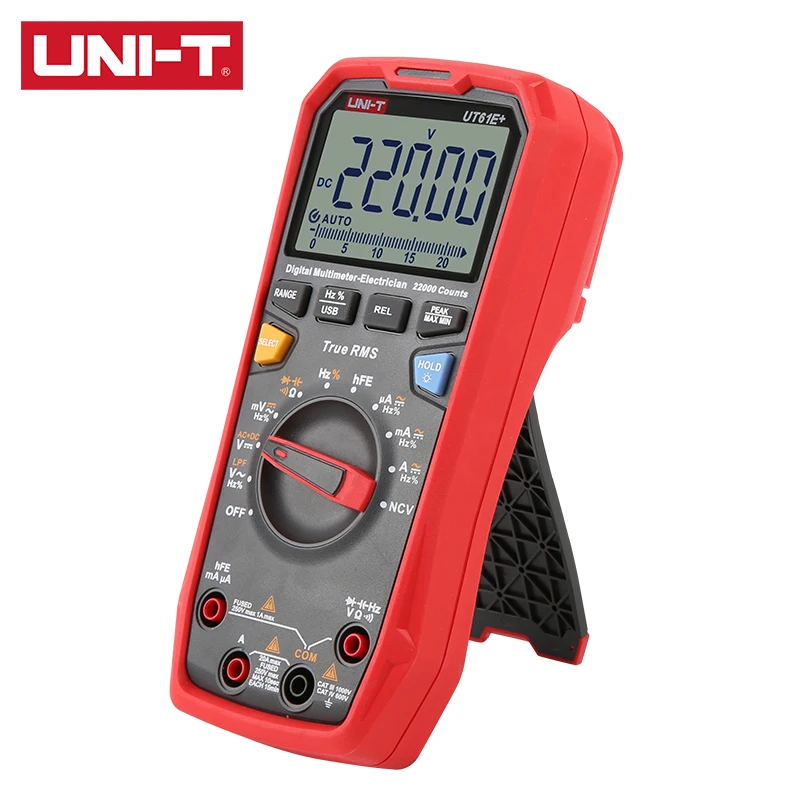 UNI-T UT61E+ UT61B+ UT61D+ 1000V True RMS Digital Multimeter 1000V AC/DC Duty cycle NCV Diode test On-off Measurement for digital multimeter,multimeter tester