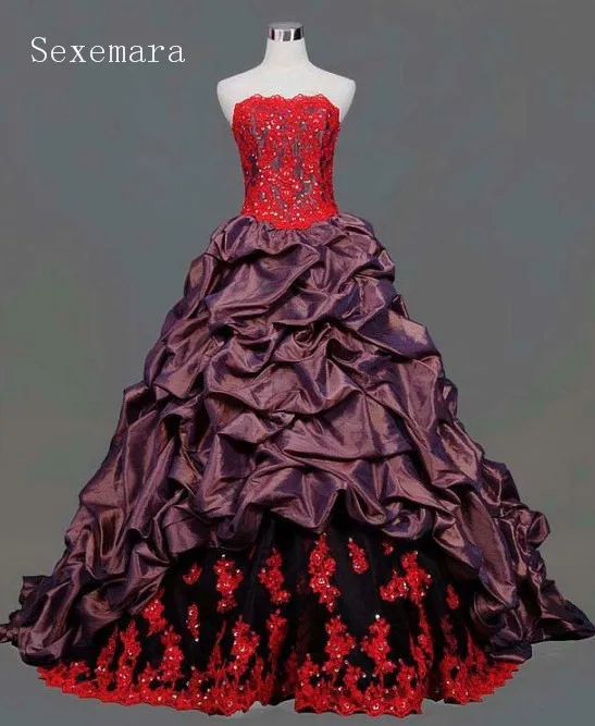 

2020 handmade red lace appliques prom gown beading floor length custom party ball gown long prom mother of the bride dresses