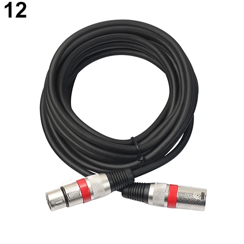 XLR штекер Женский 3 pin микрофон экранированный микрофонный кабель аудио удлинитель шик