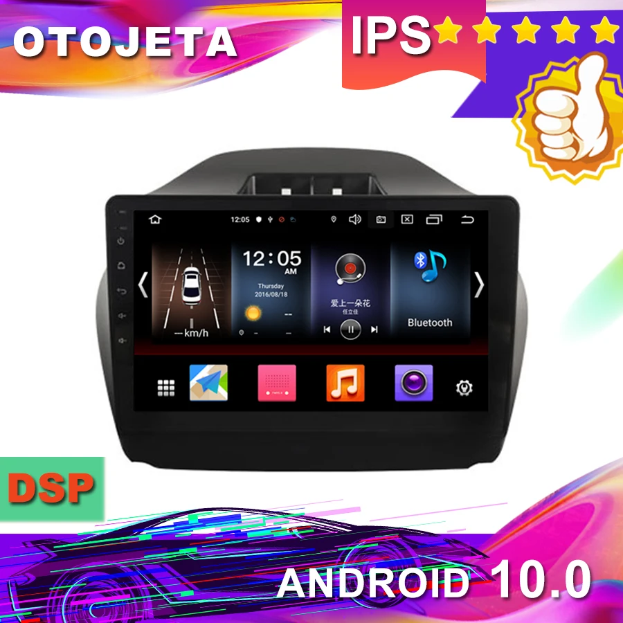 Новое поступление, Android 10 Автомобильный gps для HYUNDAI TUCSON автомобильный Радио HYUNDAI IX35 мультимедийная лента рекордер bluetooth навигация