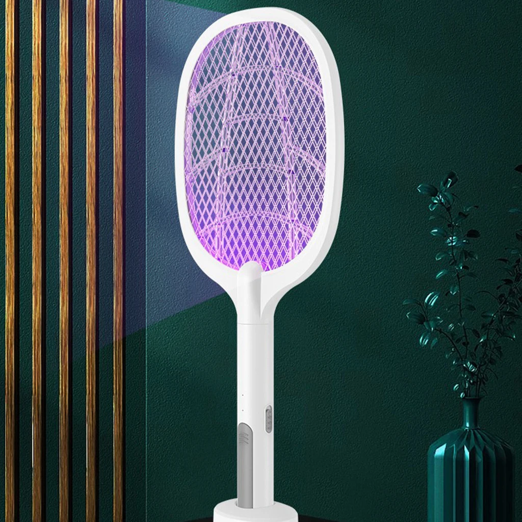 Usb Electric Rechargeable Hand Held Swatter Repellent Bug Wasp Fly Pest