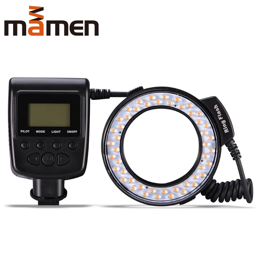 MAMEN макро кольцо комплект вспышки Speedlight Speedlite для Canon Nikon Fujifilm Olympus Pentax DSLR камера