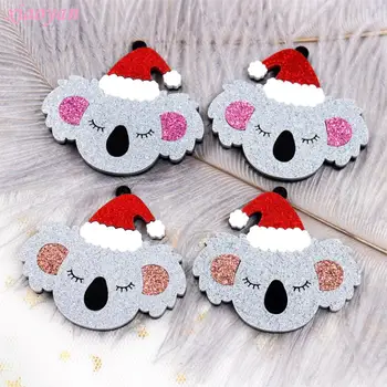 

(1pair)50mm Acrylic Chirstmas Koala For Earring Party Ornaments Laser Cutout-AC1010