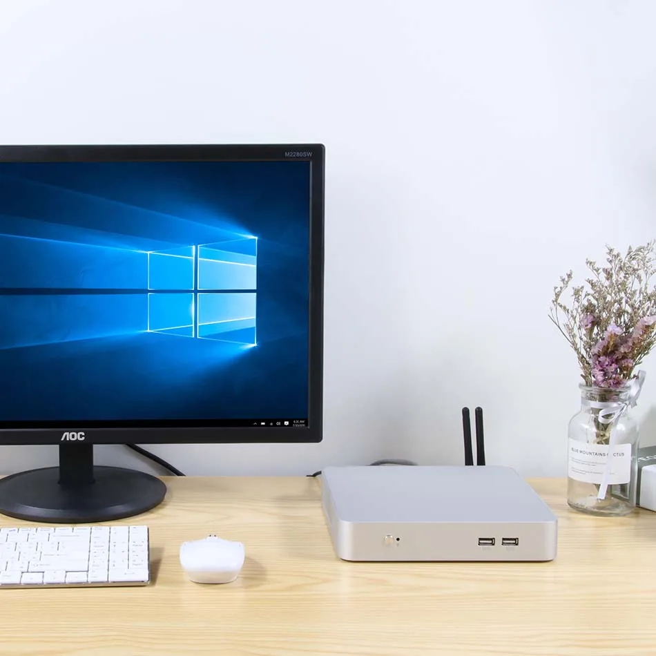 Мини компьютер HLY i5 Intel Core 7200U 4200U Windows 10 1 ТБ SATA wi fi|Мини ПК| |