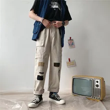 Гонконгский стиль, летний популярный бренд, комбинезон, корейский стиль, тренд, повседневные штаны, прямые, универсальные Капри, супер огонь C