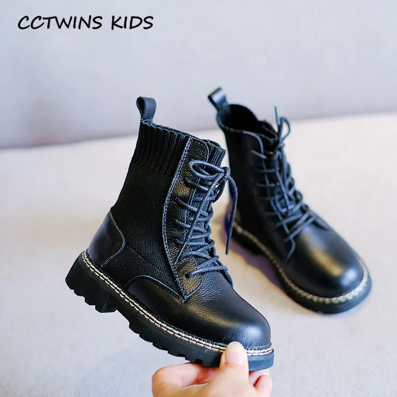 CCTWINS/детская обувь; коллекция года; осенние Брендовые ботильоны для малышей; модные детские ботинки martin; натуральная кожаная женская обувь для маленьких мальчиков; MB054