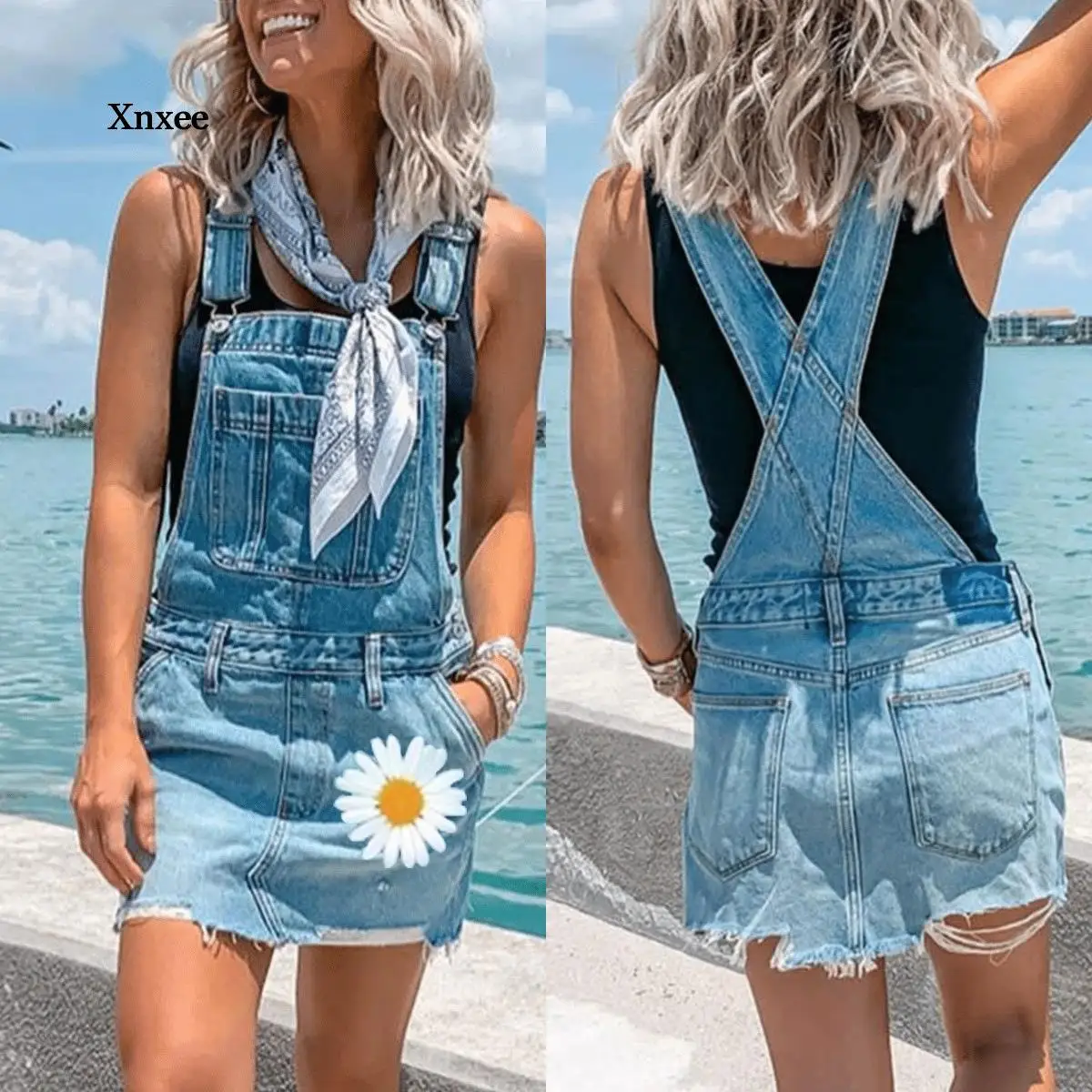 Casual Overalls Skirts Women 