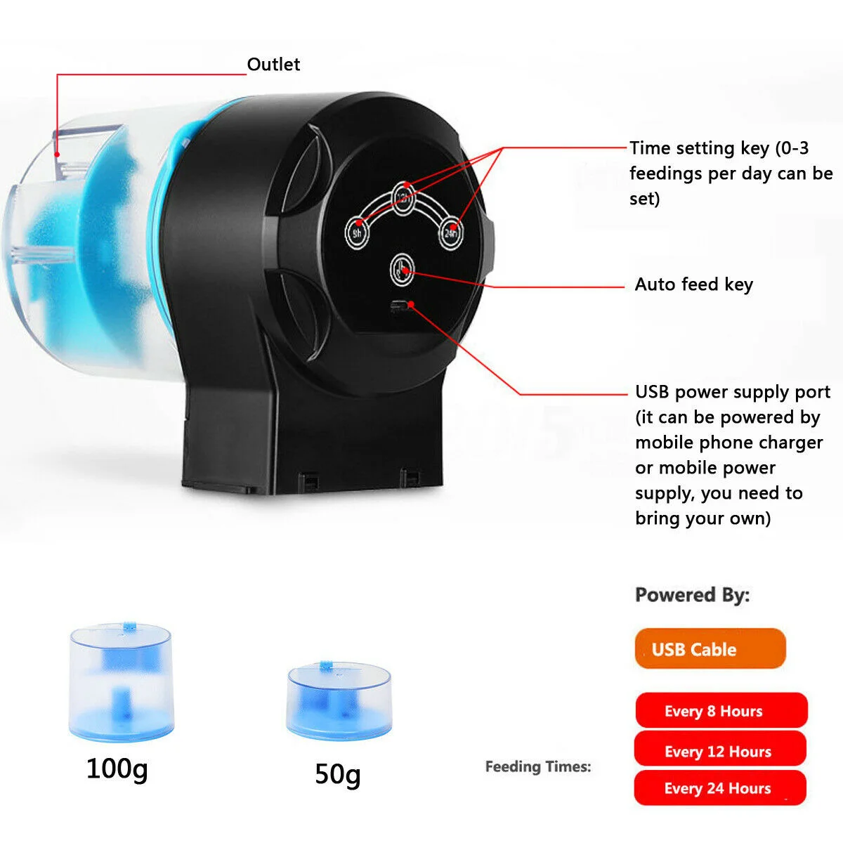 AK-01S/02 03 WI-FI автоматические электрические Пластик рыбы таймер резервуара кормушка для домашних аквариумов бак кормушка Портативный машина для автоматической подкормки рыб инструменты