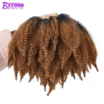 

Marley Braiding Hair Jumbo Crochet Braids Ombre Afro Twist Kinky Synthetic Crochet Hair Extensions Bulk