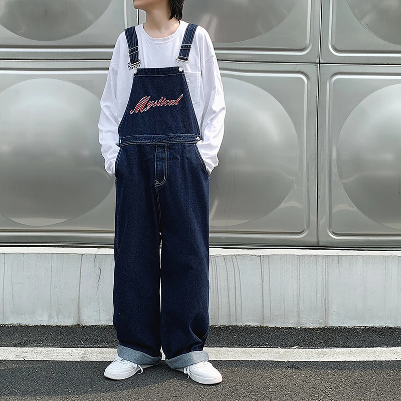 Dungarees Mens Loose Fit Bib Overalls 