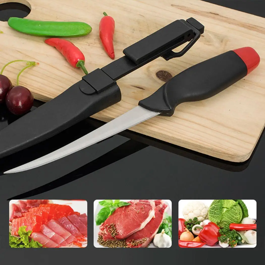 Kitchen knife Meat Steel Bar Fish 12cm Chef butcher fillet Knives Restaurant 04 inch Multifunction Home Stainless Portable Tool