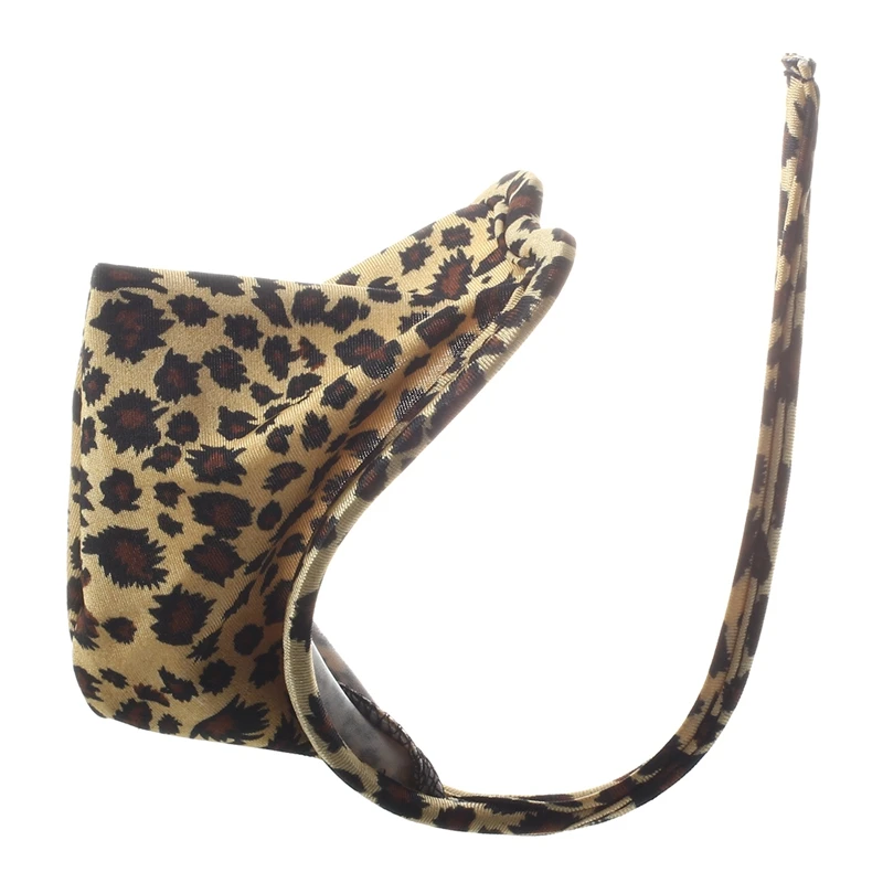 Сексуальные стринги C-String невидимое нижнее белье для мужчин-Леопардовый цвет |