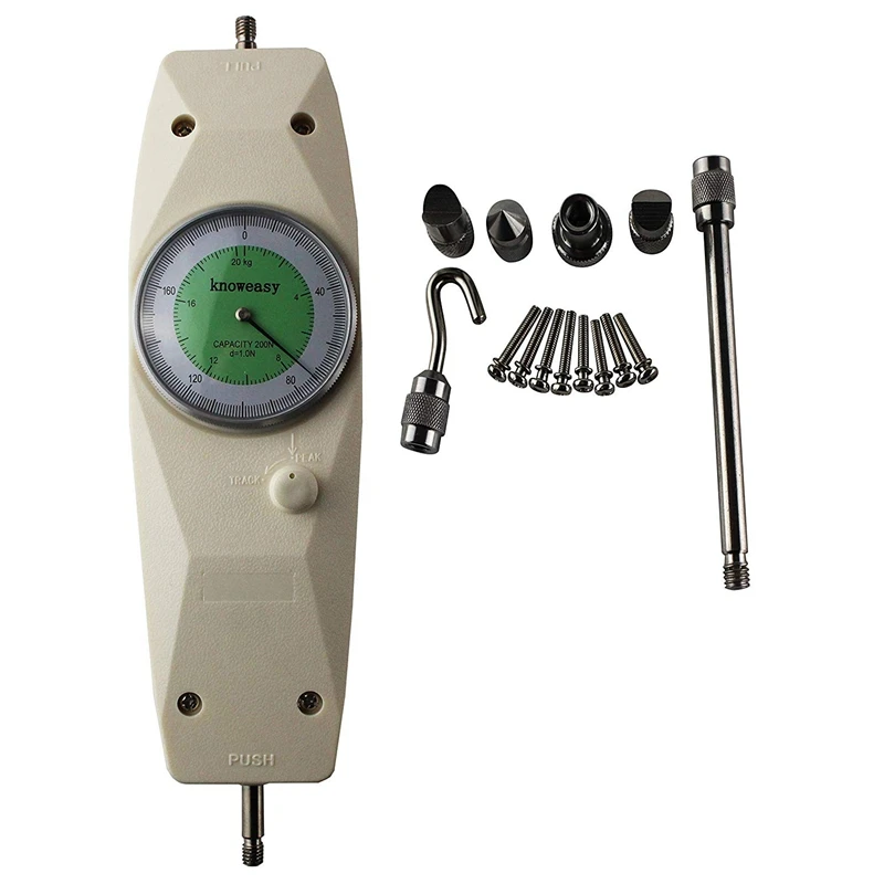 

Force Gauge,NK-200 Mechanical Analog Push Pull Gauge Thrust Pressure Meter