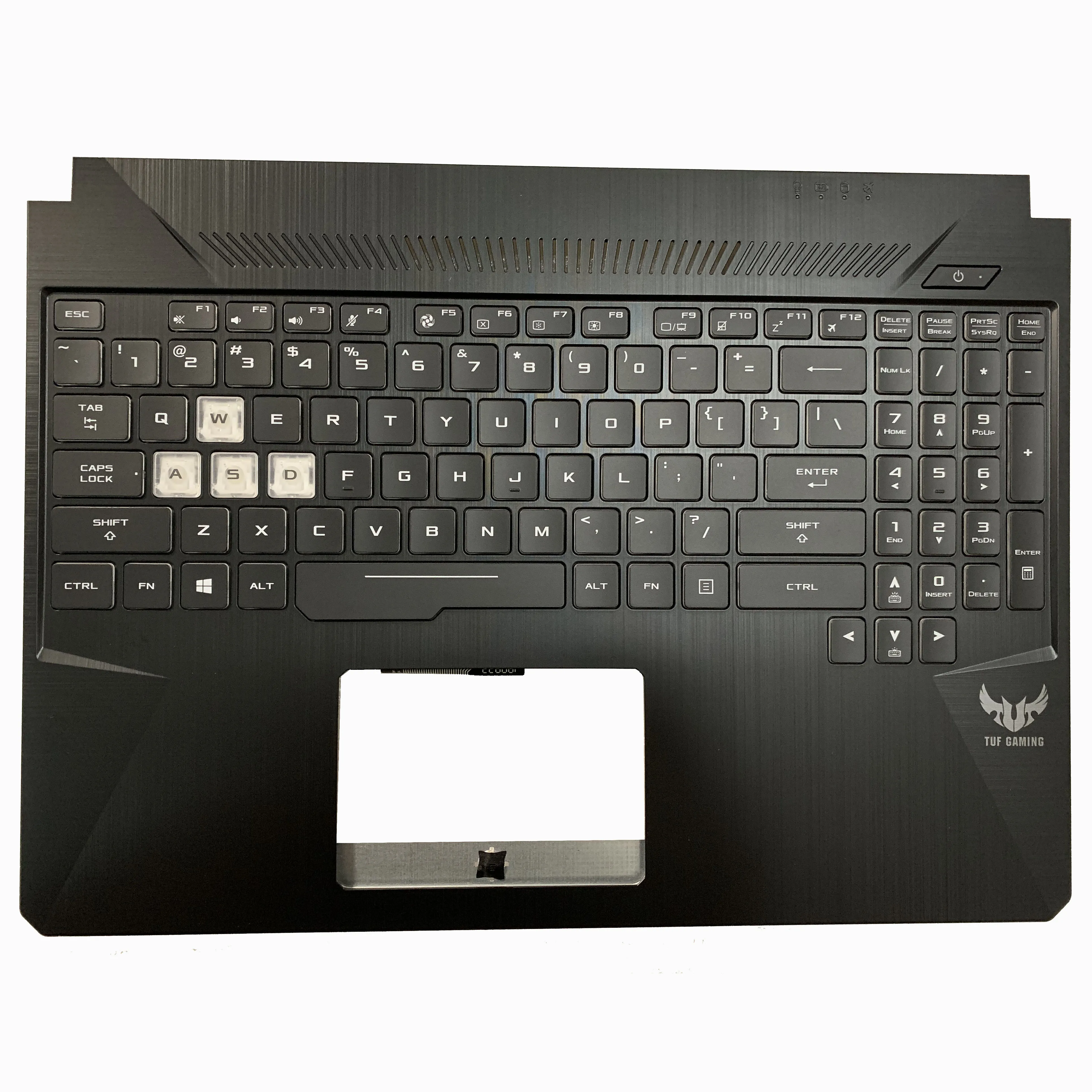 New For ASUS TUF Gaming FX505 FX505D FX505DT Palmrest w/ Backlit Keyboard 90NR02N1R30US0