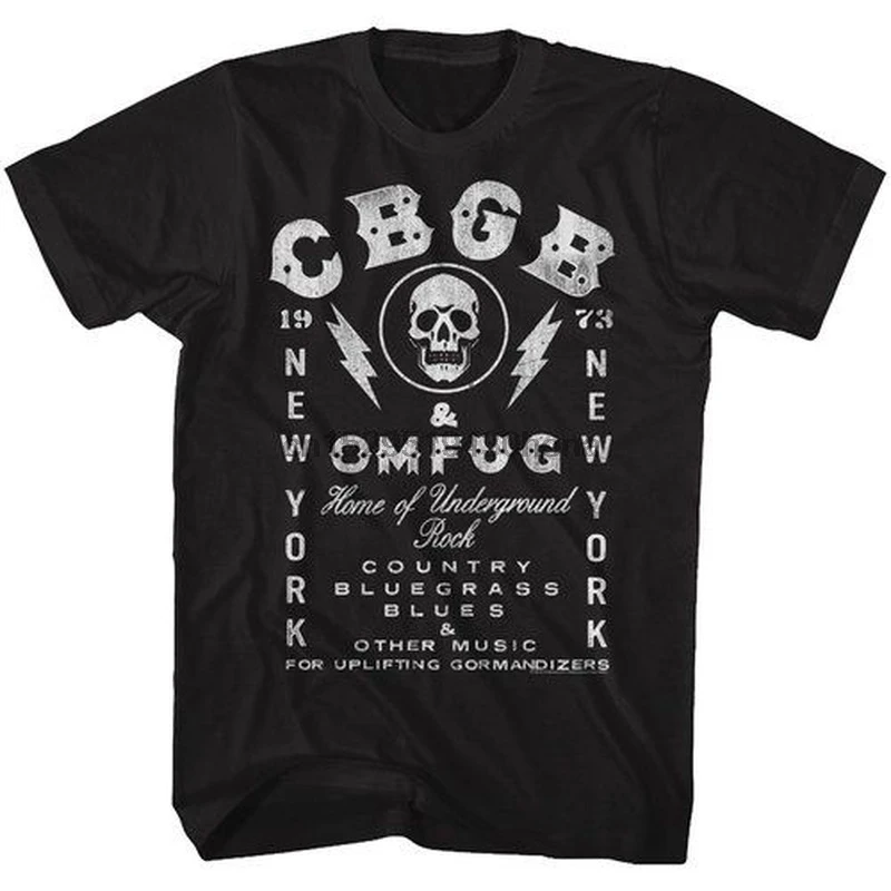 CBGB известная футболка NYC в стиле панк-рок |