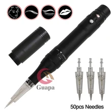 Беспроводная машина для микродренажа бровей, Перманентный макияж, тату-машина, ручка для тату бровей, перезаряжаемая для пму, микропигментация