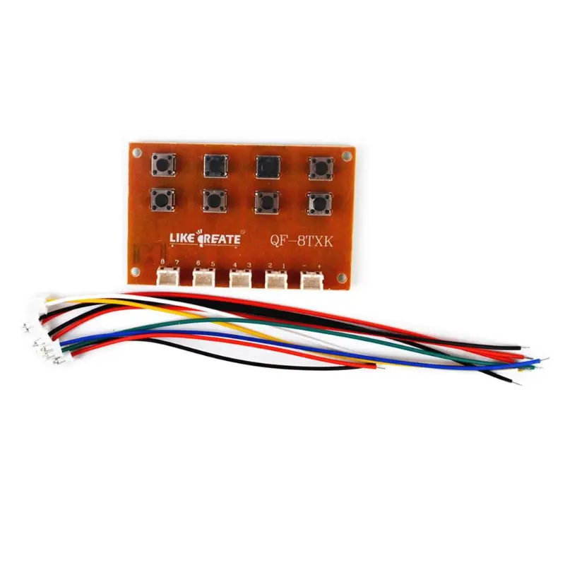 

Eight-channel Electronic Remote Control Board with Terminal Wire to Control 4 Motors Forward and Reverse 634F