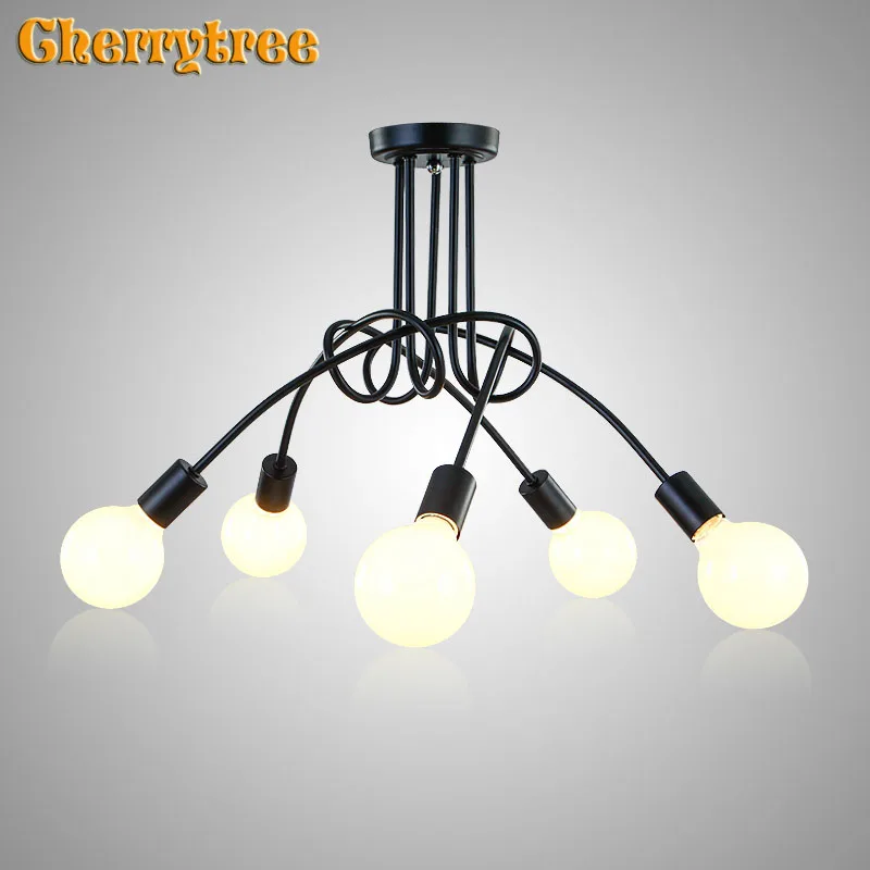 Ceiling light Industrial ceiling lamp loft decor modern living room lights BedRoom Home Surface mounted fixtures led | Лампы и