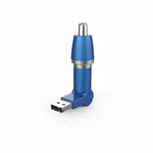 Портативный носовой нож для волос для мужчин USB и Micro USB триммер для волос для носа электрический USB C удаление волос из носа инструмент питание от смартфона