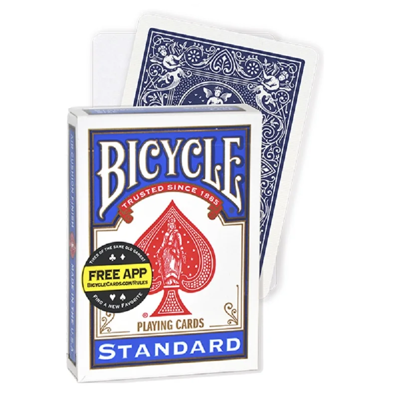 Bicycle Blank Face Blue Back Playing Cards Gaff Deck Magic Cards Poker Size Special Magic Props Magic Tricks for Magician the workbook blank oxford blue блокнот