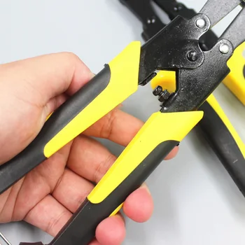 

High Quality Two Colors Bolt Cutter 8 * 200 Mm Flexible PVC Comfortable Force-Saving High Strength Handle Mini Crimping Pliers