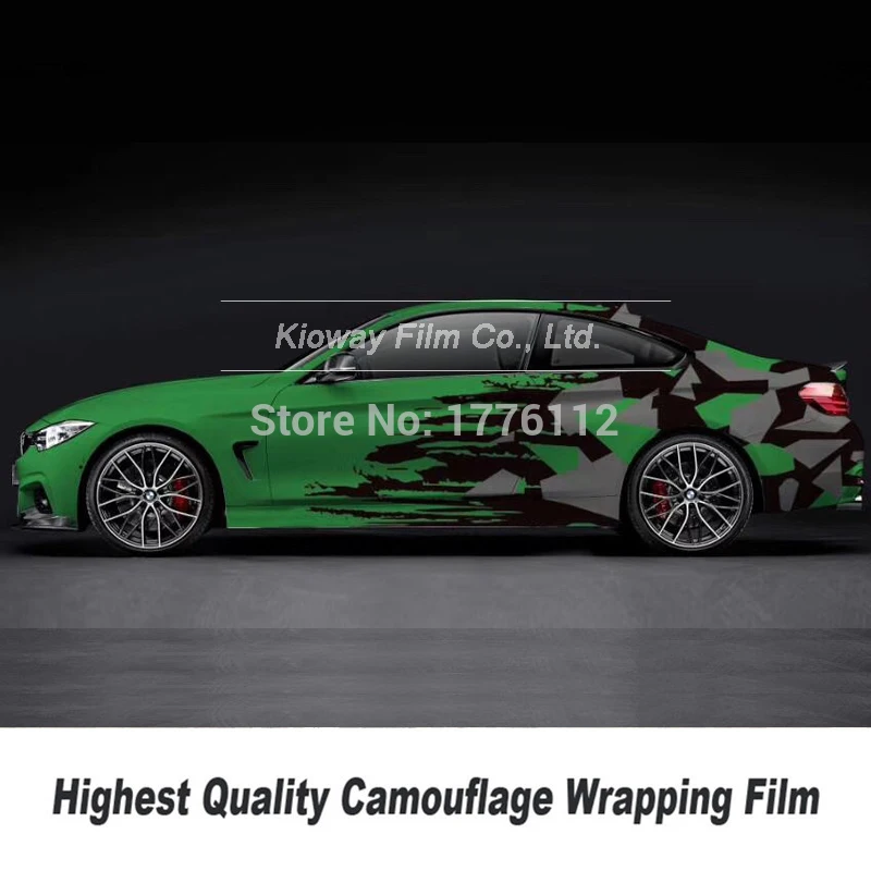 Best Offers Hoogste Kwaliteit Grondstof Afdrukken Camouflage Auto Wrap Vinyl Met Air Bubble Gratis Camo Wrapping Sticker Film High Definition