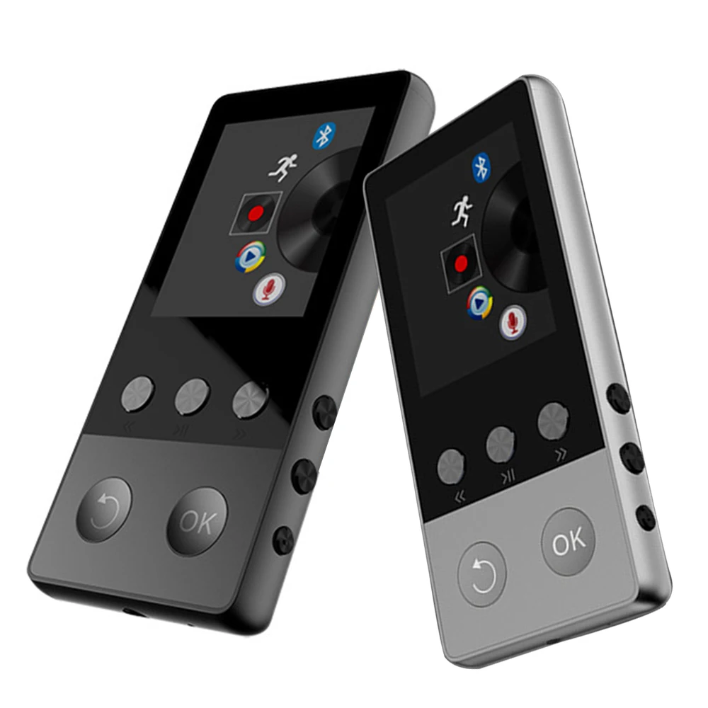 Портативный спортивный MP3 плеер без потерь звук HIFI MP4 видео Bluetooth TFT экран 8 Гб Объем памяти поддержка 64 ГБ sd-карта