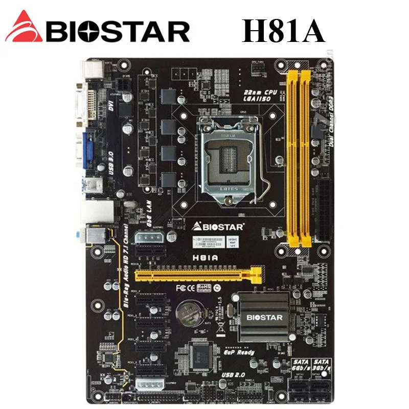 Motherboard Biostar H81m Ide | Biostar Computer Motherboard